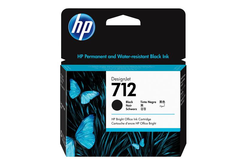 Hp 712 Sort Original Designjet Blækpatron