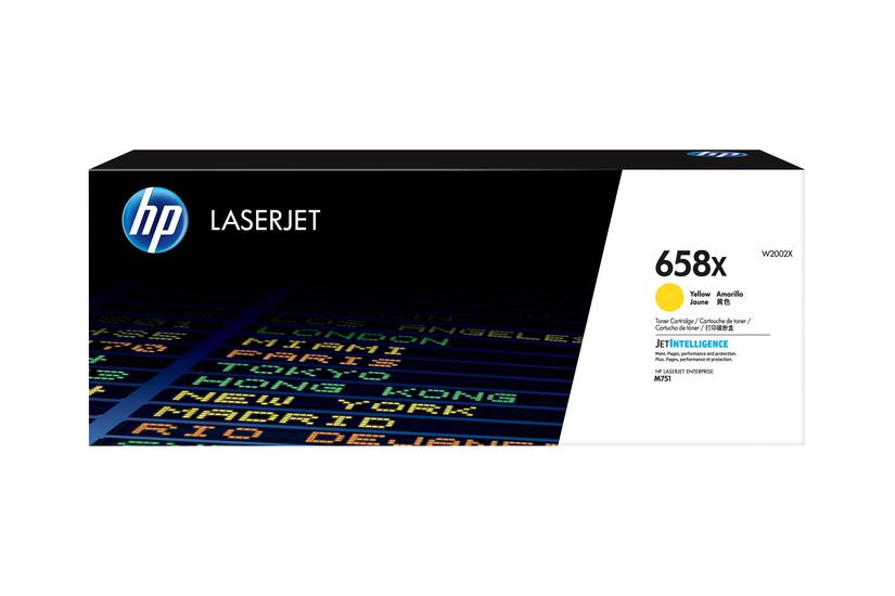 Hp 658x Høj Kapacitet Gul Original Laserjet Tonerpatron W2002x
