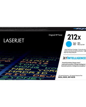 Hp 212x Højtydende Cyan Original Laserjet Tonerpatron  W2121x