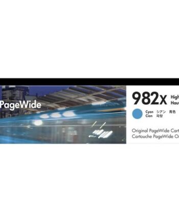 Hp 982x Højtydende Cyan Original Pagewide Blækpatron