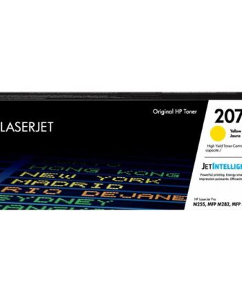 Hp 207x Højtydende Gul Original Laserjet Tonerpatron  W2212x