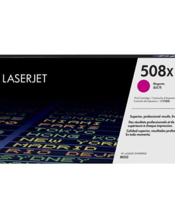Hp 508x Højtydende Magenta Original Laserjet Tonerpatron  Cf363x