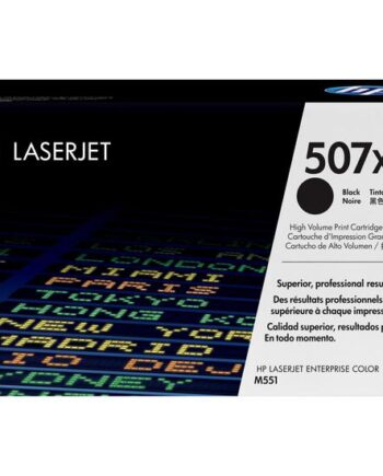 Hp 507x Højtydende Sort Original Laserjet Tonerpatron  Ce400x