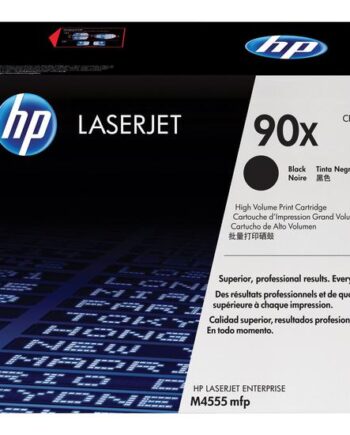 Hp 90x Højtydende Sort Original Laserjet Tonerpatron  Ce390x