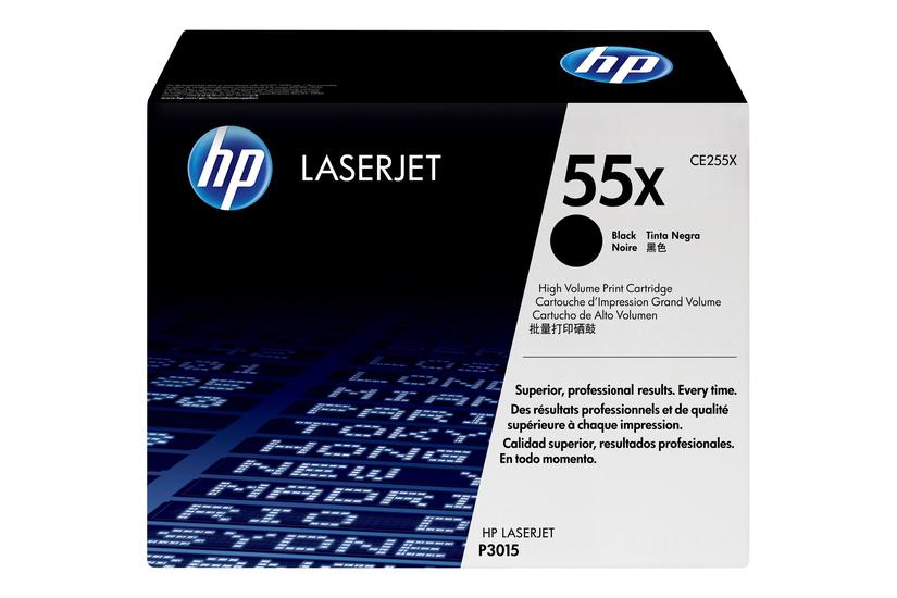 Hp 55x Højtydende Sort Original Laserjet Tonerpatron Ce255x