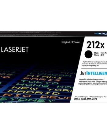 Hp 212x Højtydende Sort Original Laserjet Tonerpatron  W2120x