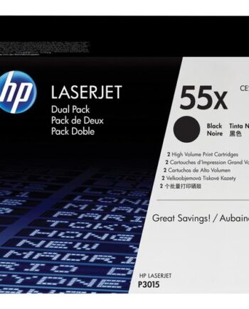 Hp 55x   Pakker Højtydende Sort Original Laserjet Tonerpatron  Ce255xd