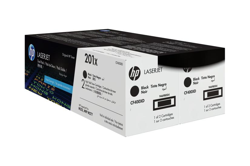 Hp 201x Pakker Højtydende Sort Original Laserjet Tonerpatron Cf400xd