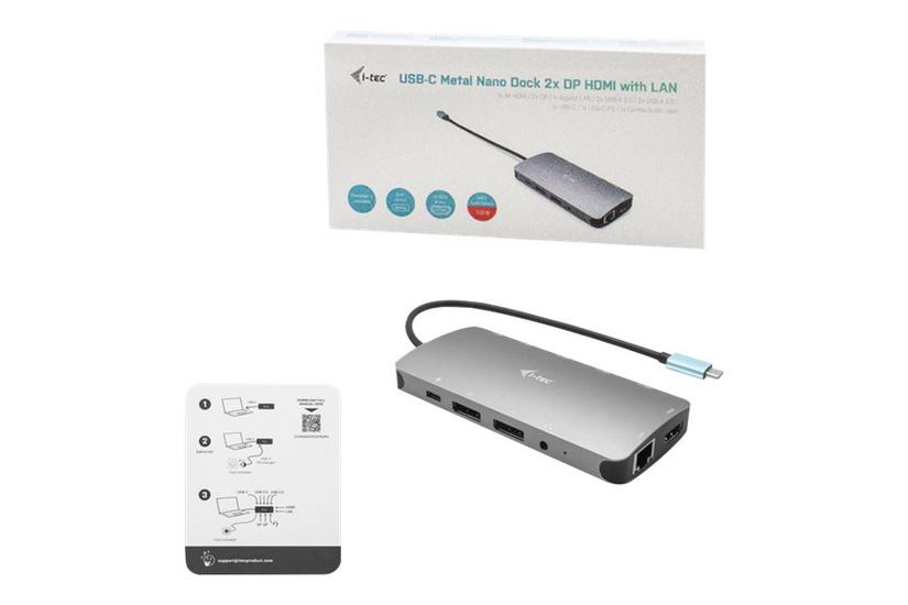 -tec Usb- Metal Nano 3x Display Docking Station Power Delivery 100 Dockingstation Usb- Thunderbolt Hdmi Dp 1gbe