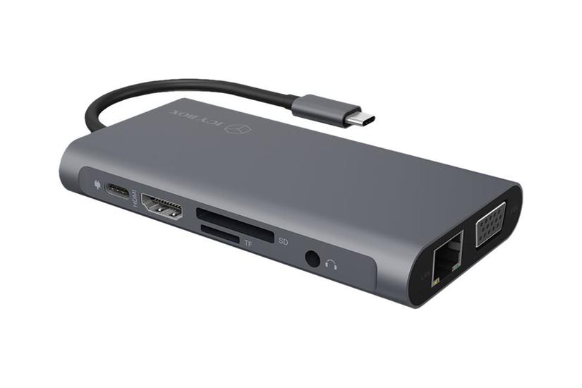Icy Box Ib-dk4040-cpd Dockingstation Usb- Vga Hdmi