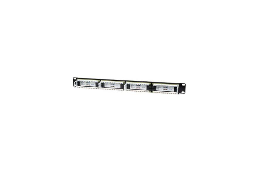 Intellinet Patch Panel Cat6 Utp 24-port 1u Black Patch-panel 1u 19