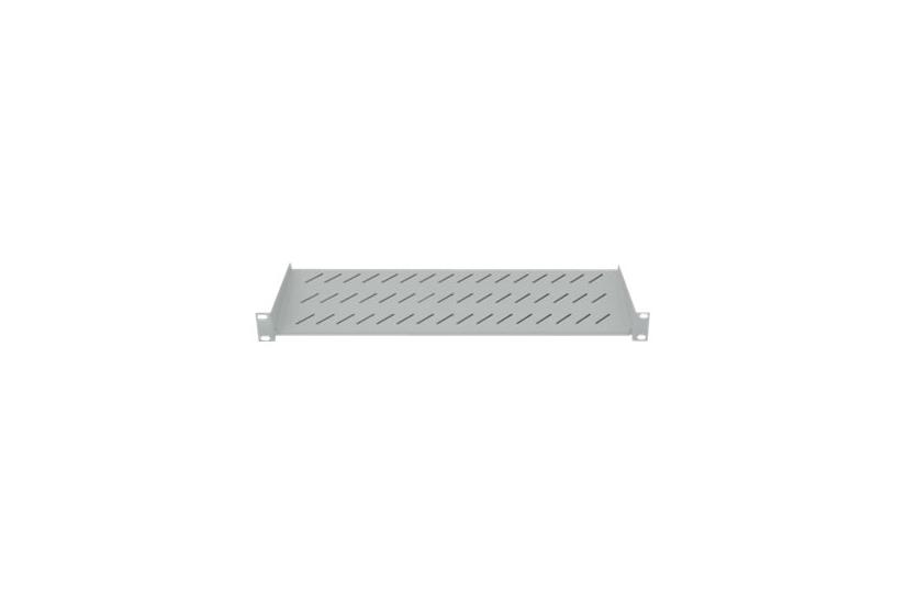 Intellinet 19 Cantilever Shelf 1u -point Front Mount 150mm Depth Max 25kg Grey Three Year Warranty Rackhylde 1u