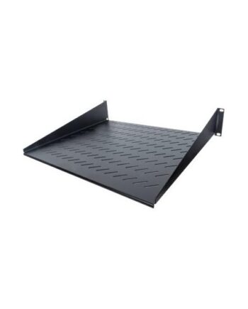 Intellinet 19  Cantilever Shelf  2u   -point Front Mount  400mm Depth  Vented  Max 25kg  Black  Three Year Warranty Rackhylde 2u