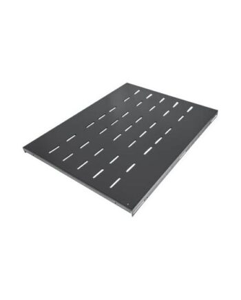 Intellinet 19  Fixed Shelf  1u  600mm Depth  Heavy-duty  Max 100kg  Black Rackhylde 1u