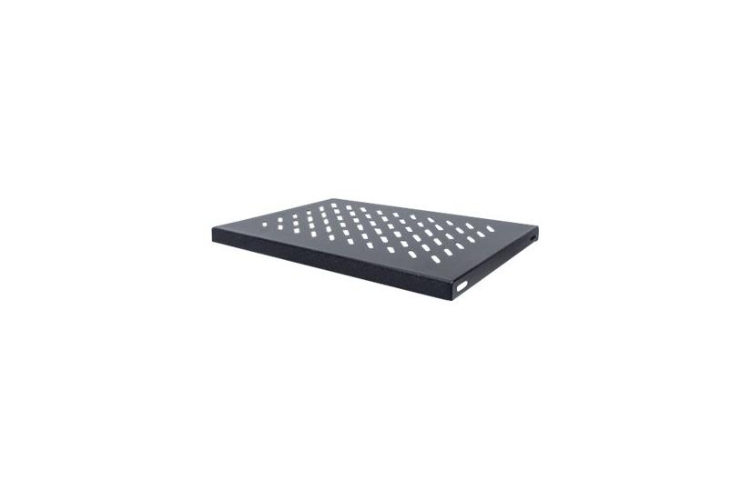 Intellinet 19 Fixed Shelf 1u 345mm Depth Max 50kg Black Rackhylde 1u
