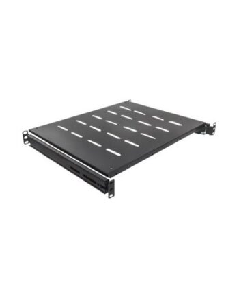 Intellinet 19 Quot  Sliding Shelf  1u  For 600 To 800mm Depth Cabinets   Racks  Shelf Depth 350mm  Black Rackhylde 1u