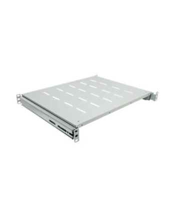 Intellinet 19  Sliding Shelf  1u  For 600 To 800mm Depth Cabinets   Racks  Shelf Depth 350mm  Grey Rackhylde 1u