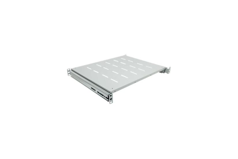 Intellinet 19 Sliding Shelf 1u For 600 To 800mm Depth Cabinets Racks Shelf Depth 350mm Grey Rackhylde 1u