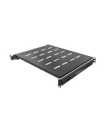 Intellinet 19  Sliding Shelf  1u  800 To 1000mm Depth  Shelf Depth 550mm  Black Rackhylde 1u
