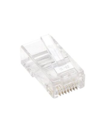 Intellinet Rj45 Modular Plugs  Cat5e  Utp   -prong  For Solid Wire  15   Gold Plated Contacts  100 Pack Netværk-konnektor