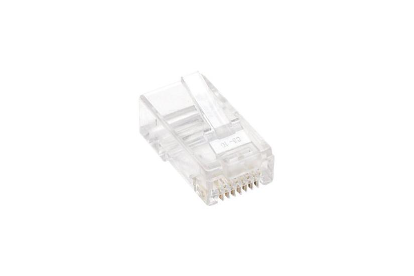 Intellinet Rj45 Modular Plugs Cat5e Utp -prong For Solid Wire 15 Gold Plated Contacts 100 Pack Netværk-konnektor