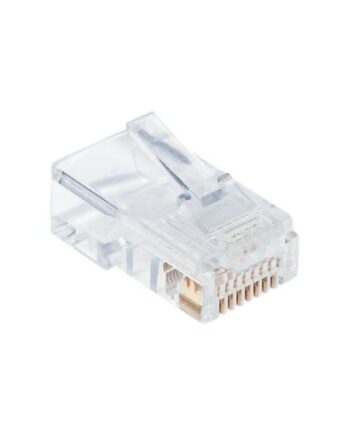 Intellinet Rj45 Modular Plugs Pro Line  Cat5e  Utp   -prong  For Solid Wire  50   Gold-plated Contacts  100 Pack Netværk-konnektor