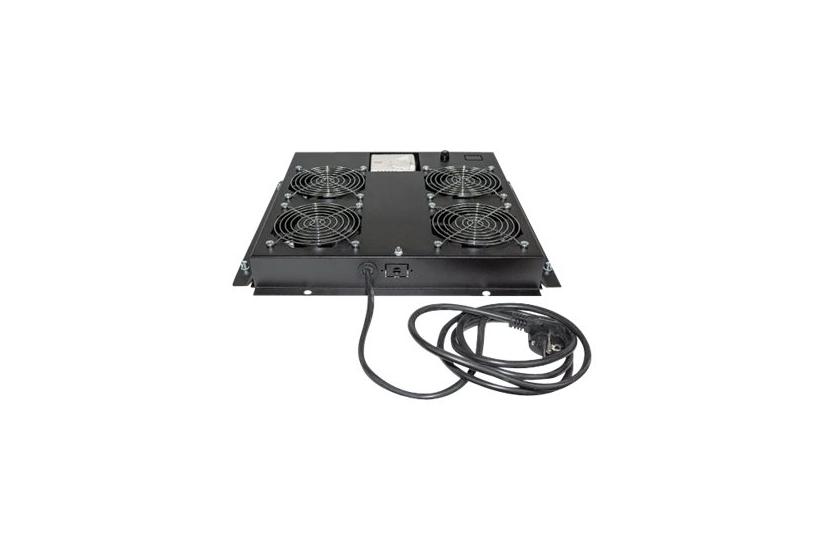 Intellinet -fan Ventilation Unit For 19 Racks Roof Mount With Thermostat Black Bakke Til Blæser Rack