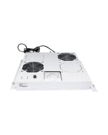 Intellinet  -fan Ventilation Unit For 19  Racks  Roof Mount  With Thermostat  Grey Bakke Til Blæser   Rack 1u