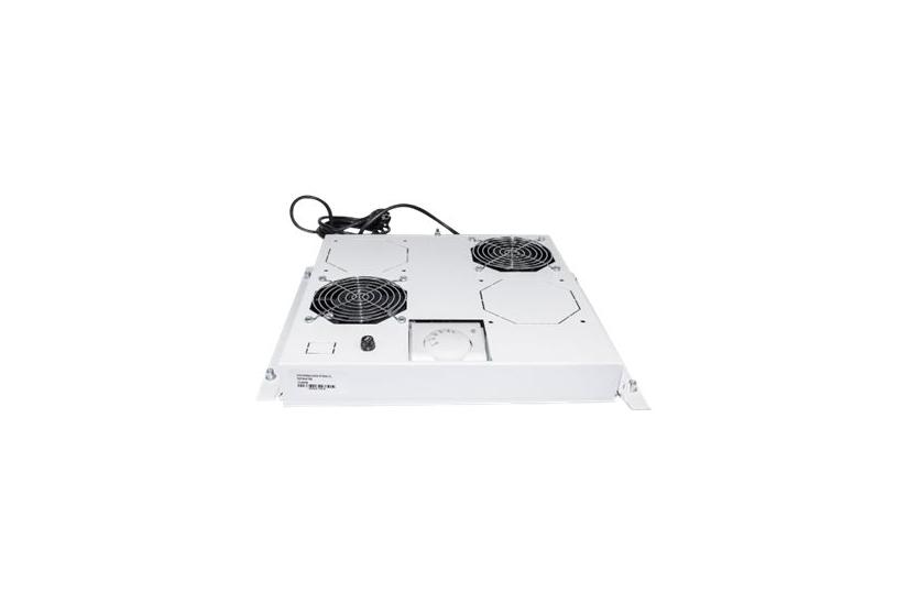 Intellinet -fan Ventilation Unit For 19 Racks Roof Mount With Thermostat Grey Bakke Til Blæser Rack 1u