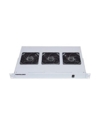 Intellinet  -fan Ventilation Unit For 19  Racks  1u  Grey Bakke Til Blæser   Rack 1u