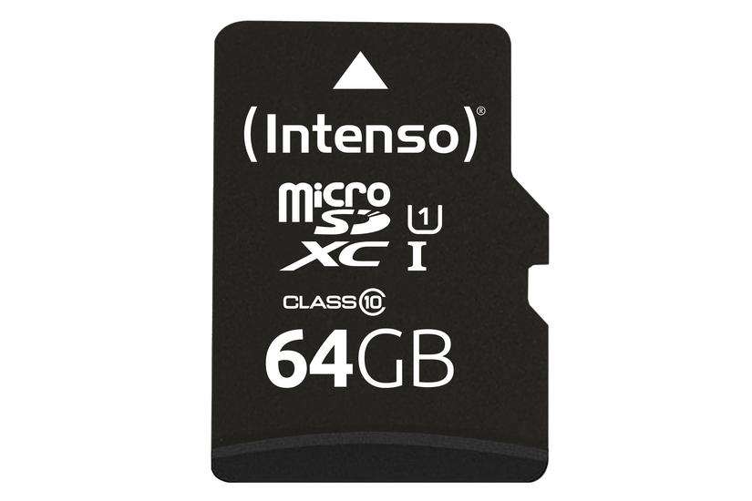 Intenso Premium Flashhukommelseskort 64 Gb Microsdxc Uhs-