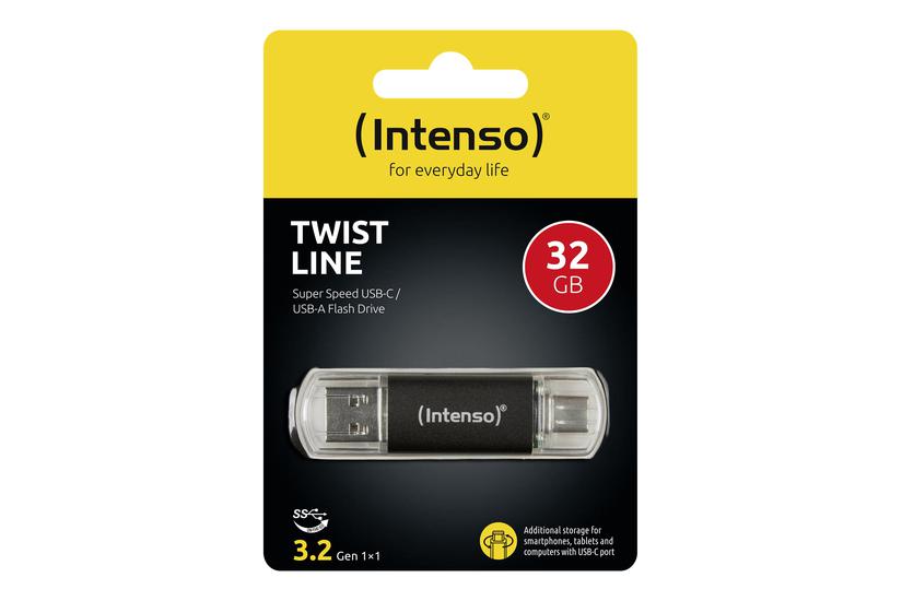 Intenso Twist Line Usb Flashdrive 32 Gb