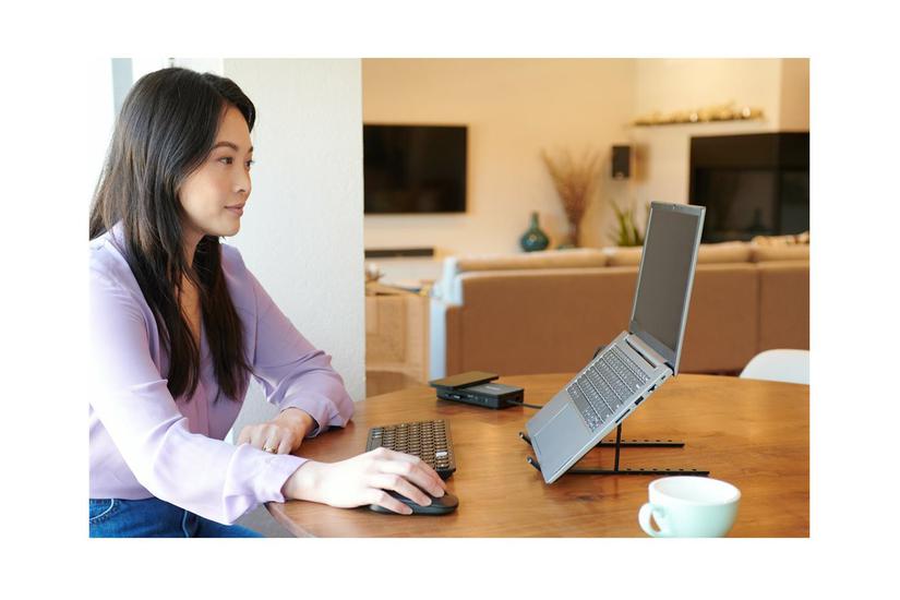 Kensington Multi-device Dual Wireless Compact Keyboard Tastatur Pan Nordic Sort Indgangsudstyr