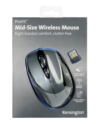 Kensington Pro Fit Mid-size Mus     Ghz Grafitgrå
