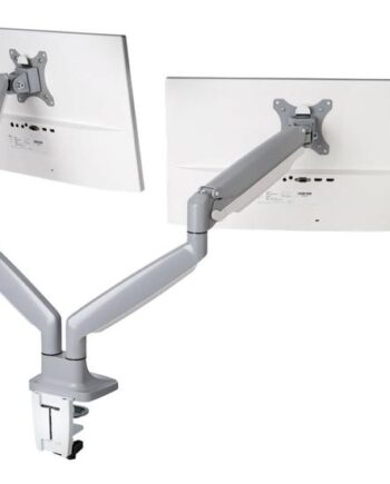 Kensington Smartfit One-touch Dual Monitor Arm Monteringssæt Justerbar Arm For   Skærme Sølvgrå