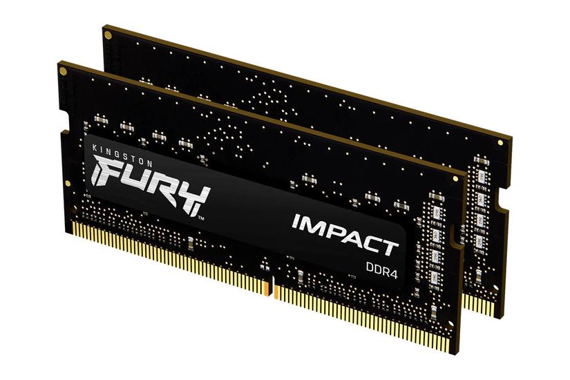 Kingston Fury Impact 32gb:2x16gb Ddr4 Ram 3200mt So Dimm 260-pin Ikke-ecc Cl20