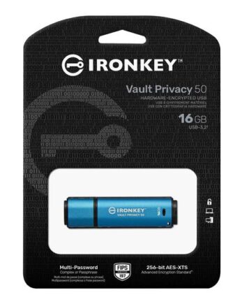 Kingston Ironkey Vault Privacy 50 Series Usb Flashdrive 16 Gb Taa-kompatibel
