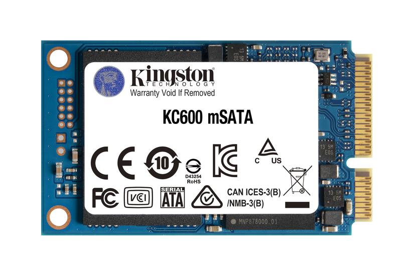 Kingston Kc600 512 Gb Ssd Sata Gb 52 Pin Mini-sata
