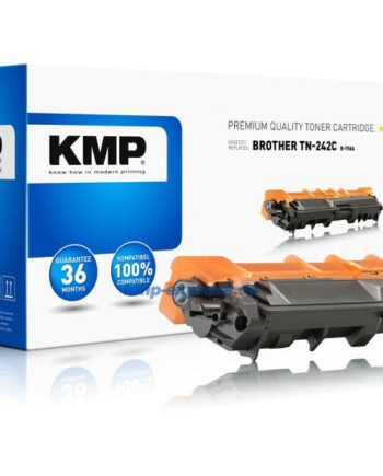 Kmp  -t58a Cyan Kompatibel Tonerpatron  Alternativ Til: Brother Tn242c
