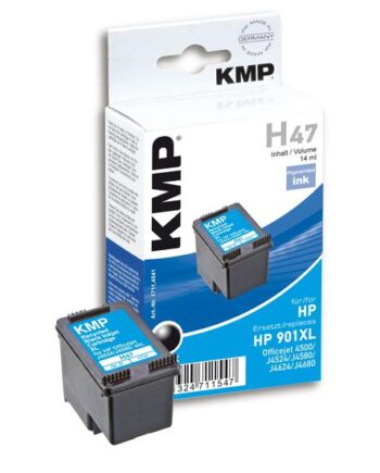 Kmp H47 Sort Kompatibel Blækpatron  Alternativ Til: Hp 901   Hp Cc654ae