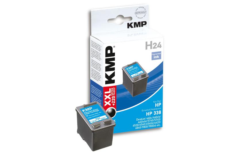 Kmp H24 Størrelse Sort Kompatibel Blækpatron Alternativ Til: Hp 338 Hp C8765ee