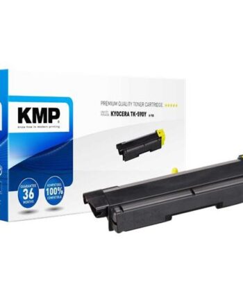 Kmp  -t55 Gul Kompatibel Tonerpatron  Alternativ Til: Kyocera Tk-590y