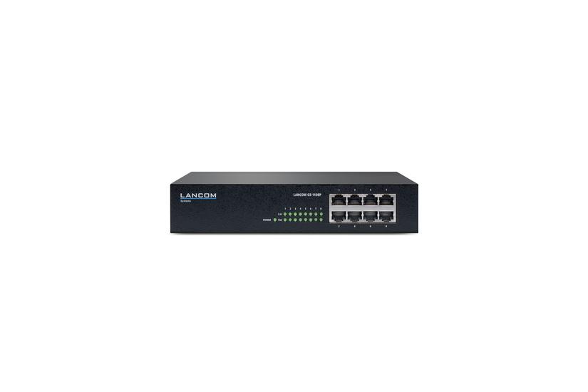 Lancom Gs-1108p Switch Porte Ikke Administreret Monterbar På Stativ