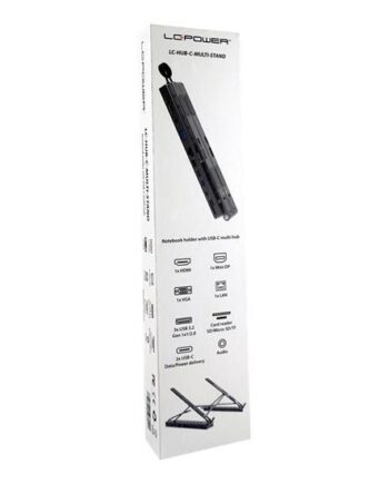 Lc Power Docking Station   Notebook Holder Usb-  Vga  Hdmi  Mini Dp 1gbe