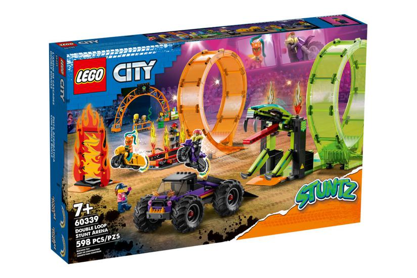 Lego City Stuntz 60339 Double Loop Stunt Arena Byggesæt