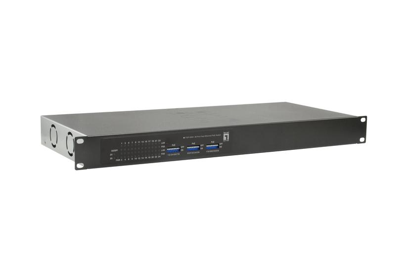 Levelone Fgp-2602w380 Switch 26 Porte Monterbar På Stativ