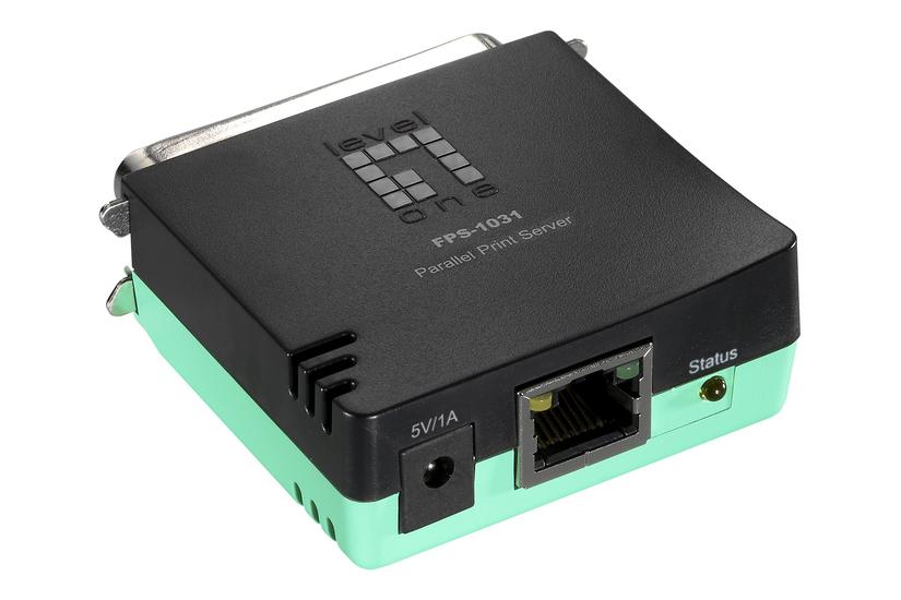 Levelone Fps-1031 Udskriftsserver Parallel 10 100 Ethernet
