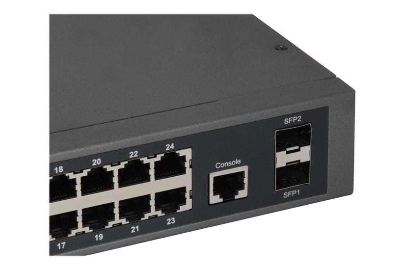 Levelone Gep-2652 Switch 26 Porte Smart Monterbar På Stativ