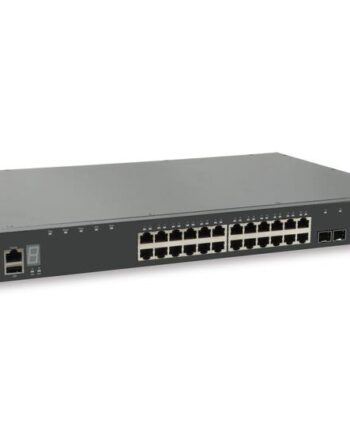 Levelone Gtl-2891 Switch 28 Porte Administreret Monterbar På Stativ