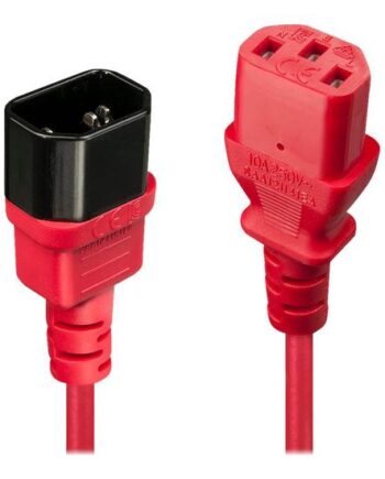 Lindy Forlængerkabel Til Strøm Power Iec 60320 C13 Til Iec 60320 C14 50 Cm